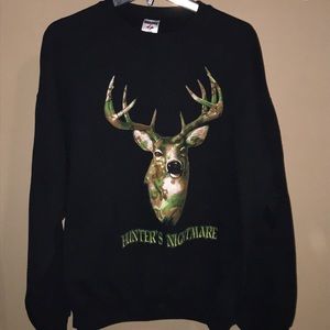 Men’s Hunters Nightmare Sweatshirt, Size XL